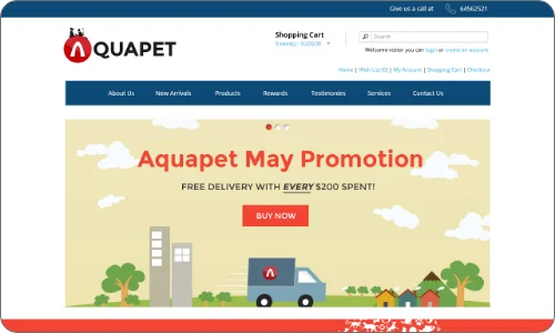 Aquapet - eCommerce