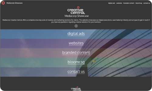 Mediacorp - Creative Central Showcase